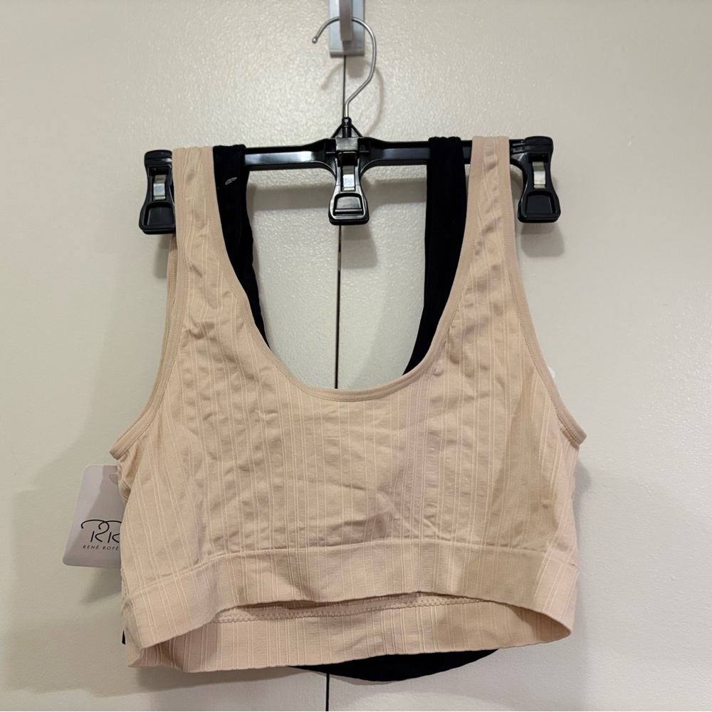 Hanes Black and Tan Sports Bras with Wide Straps - Picture 8 of 8